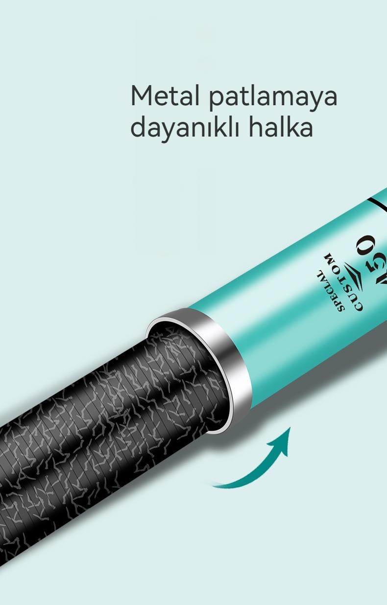 Tcherchi Karbon Olta Kamışı 8H19 Road Fishing Ayarlanabilir, Ultra Hafif ve Sert Uzun Balık Oltası