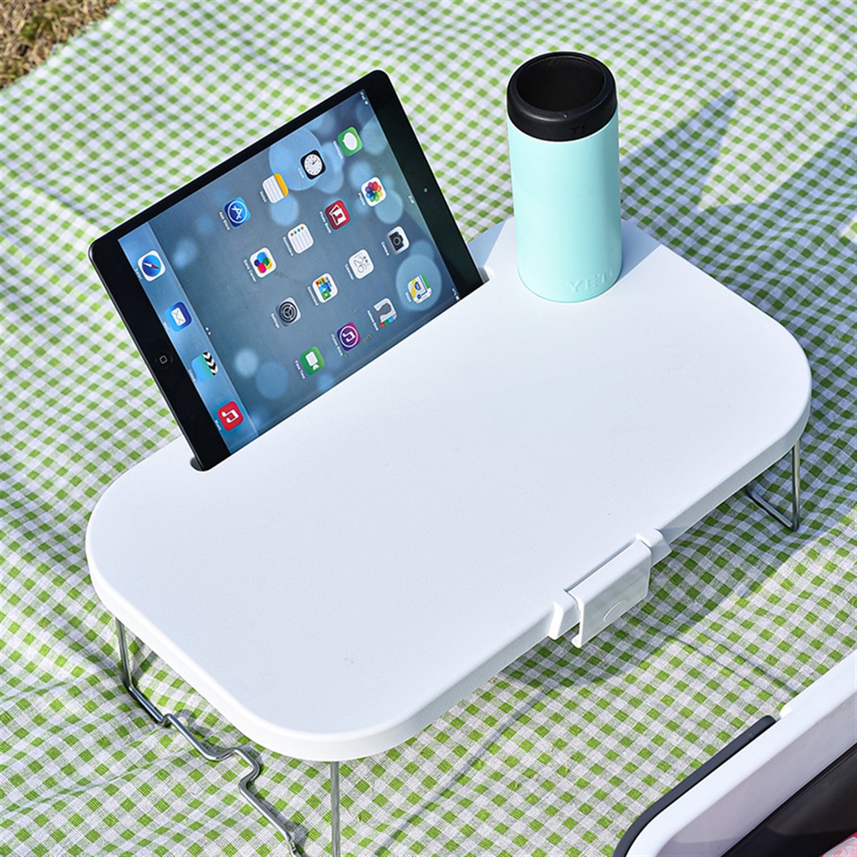 Tcherchi Katlanabilir 16L Piknik Sepeti - Beyaz