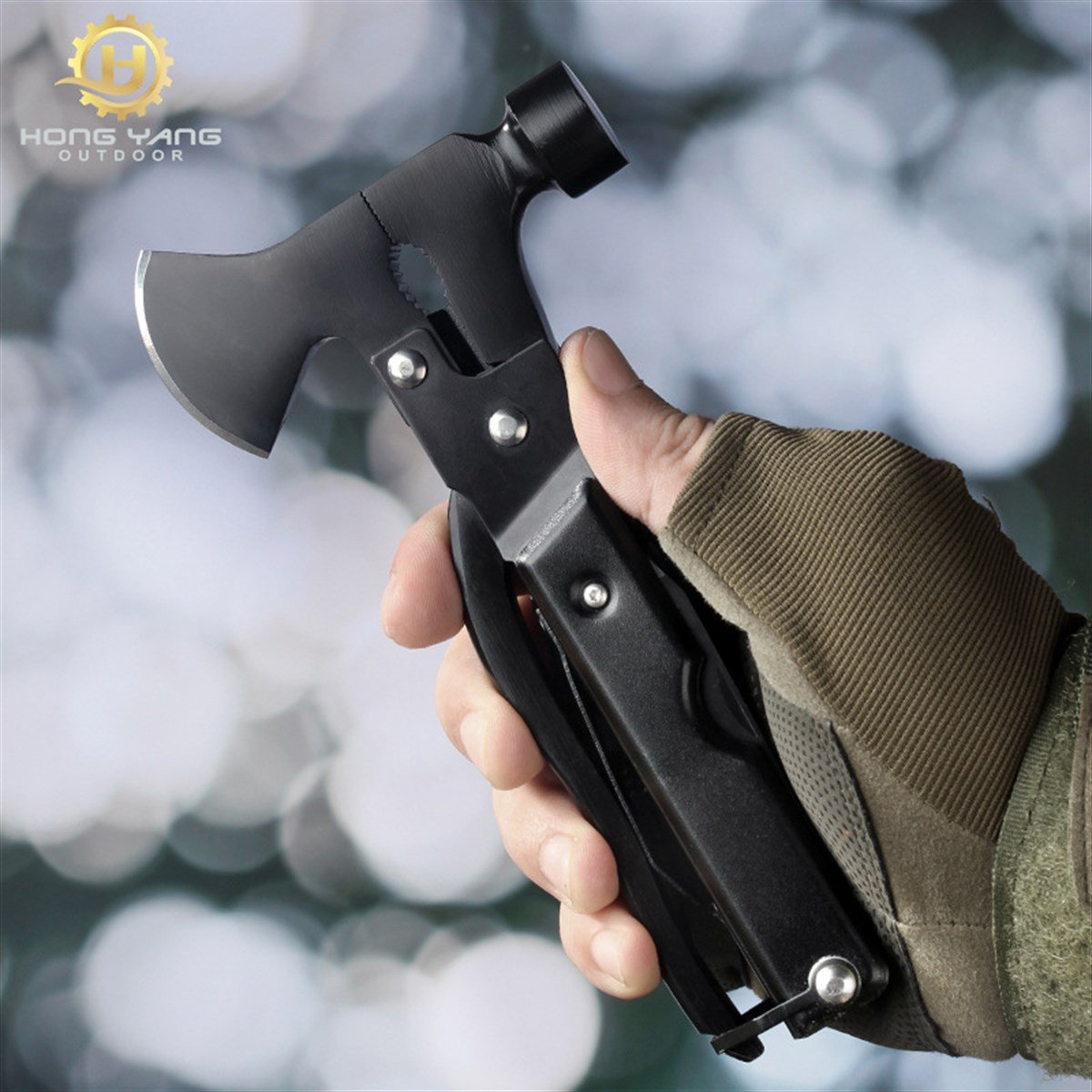 Tcherchi Katlanır Balta Çekiçli Çok Amaçlı Çakı