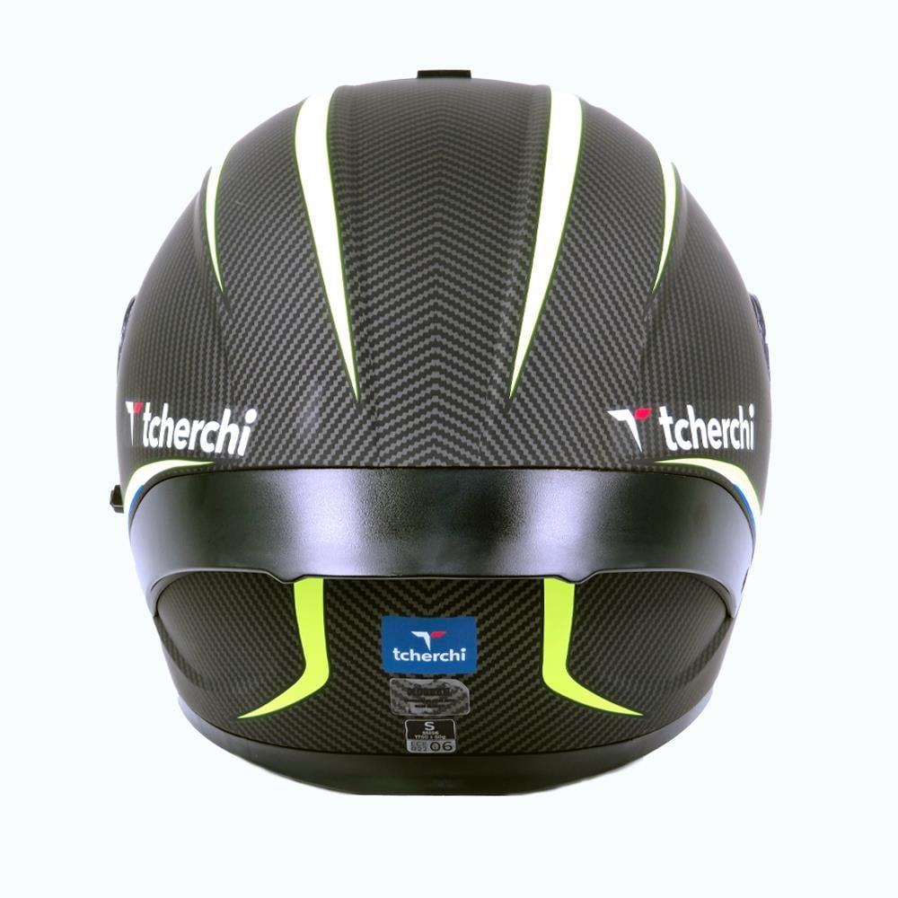 Tcherchi Kronos Serisi Çeneden Açılabilir Motor Kaskı (ECE 22.06) (SİYAH VİZÖR DAHİL)