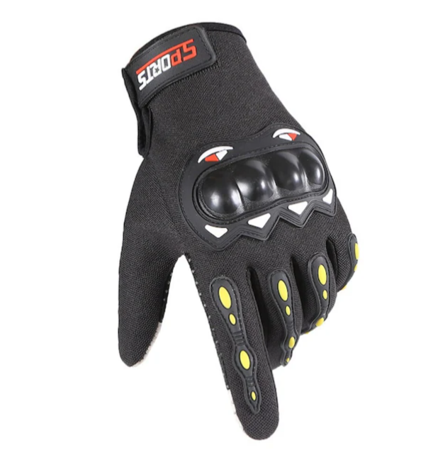 Tcherchi Motosiklet Eldiveni Siyah