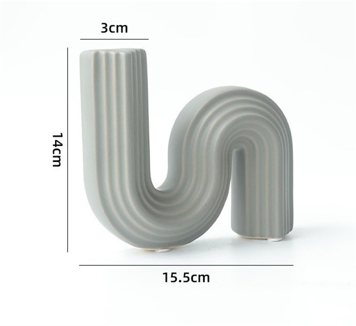 Tcherchi Nordic Ins Style Geometrik Sanat Seramik Vazo