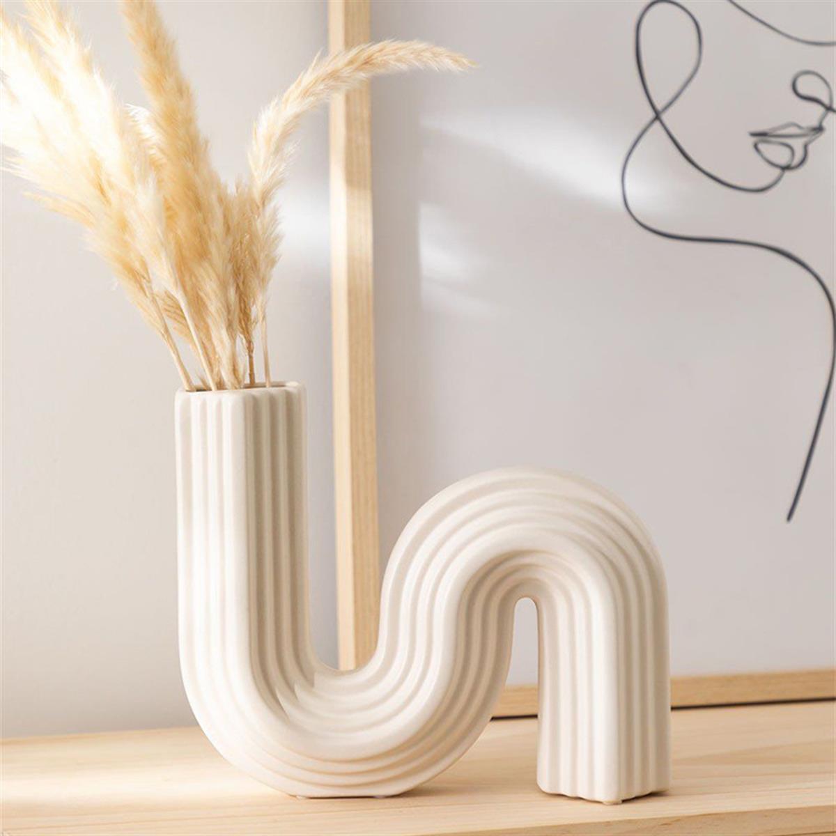 Tcherchi Nordic Ins Style Geometrik Sanat Seramik Vazo