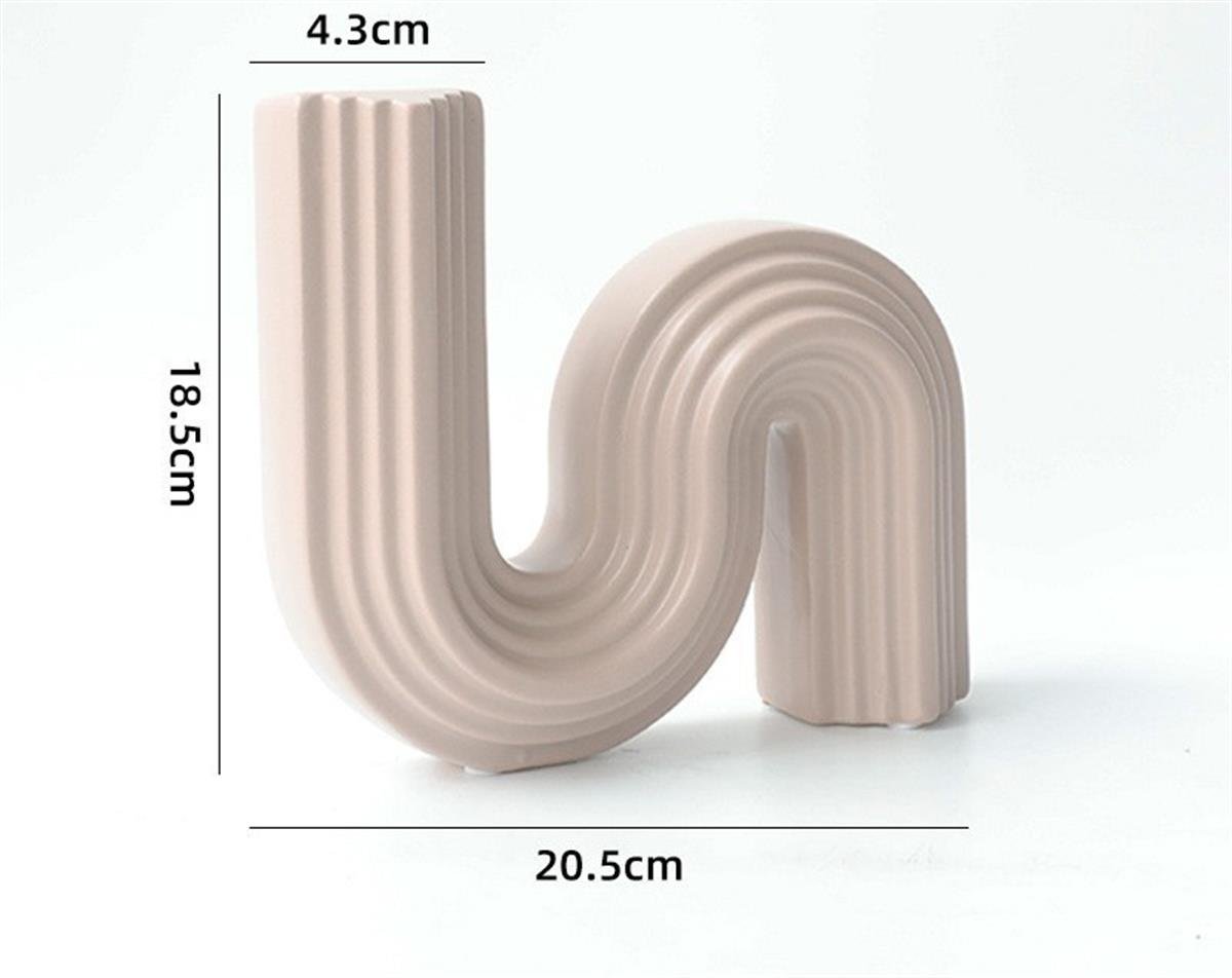 Tcherchi Nordic Ins Style Geometrik Sanat Seramik Vazo