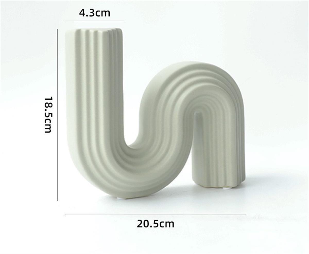 Tcherchi Nordic Ins Style Geometrik Sanat Seramik Vazo