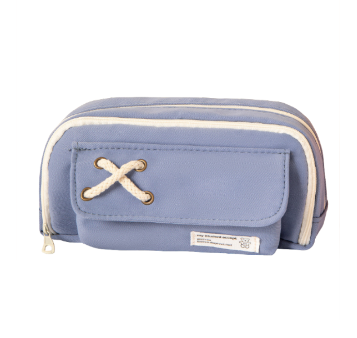 Tcherchi Öğrenciler İçin Tuval Büyük Kapasiteli Kawaii Okul Kalem Kutusu