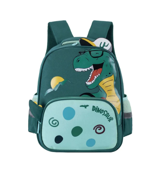 Tcherchi Okul Öncesi veya Anaokulu Çocukları İçin Dinasour Tasarım Anaokulu Sırt Çantası