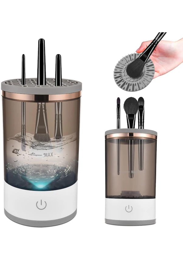 Tcherchi Otomatik Dönen Elektrikli Makyaj Fırçası Temizleyici