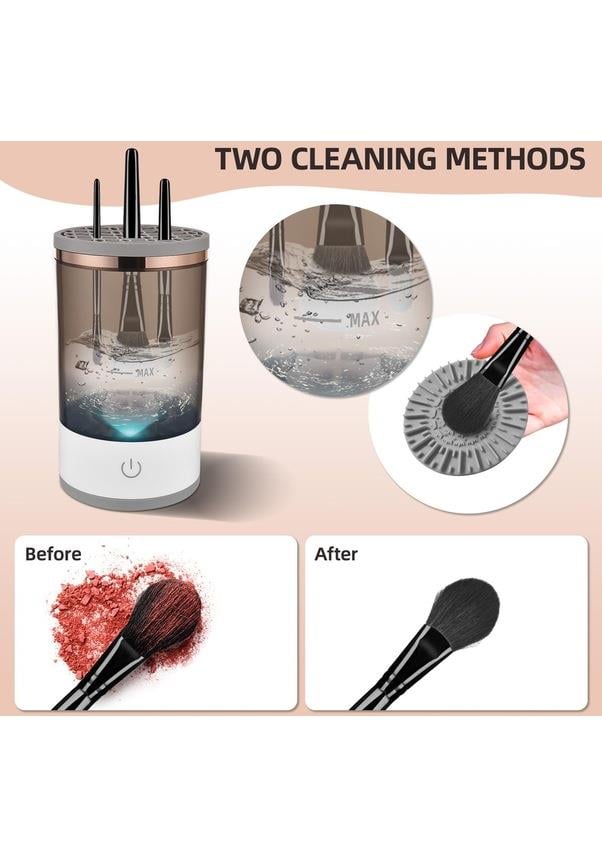 Tcherchi Otomatik Dönen Elektrikli Makyaj Fırçası Temizleyici