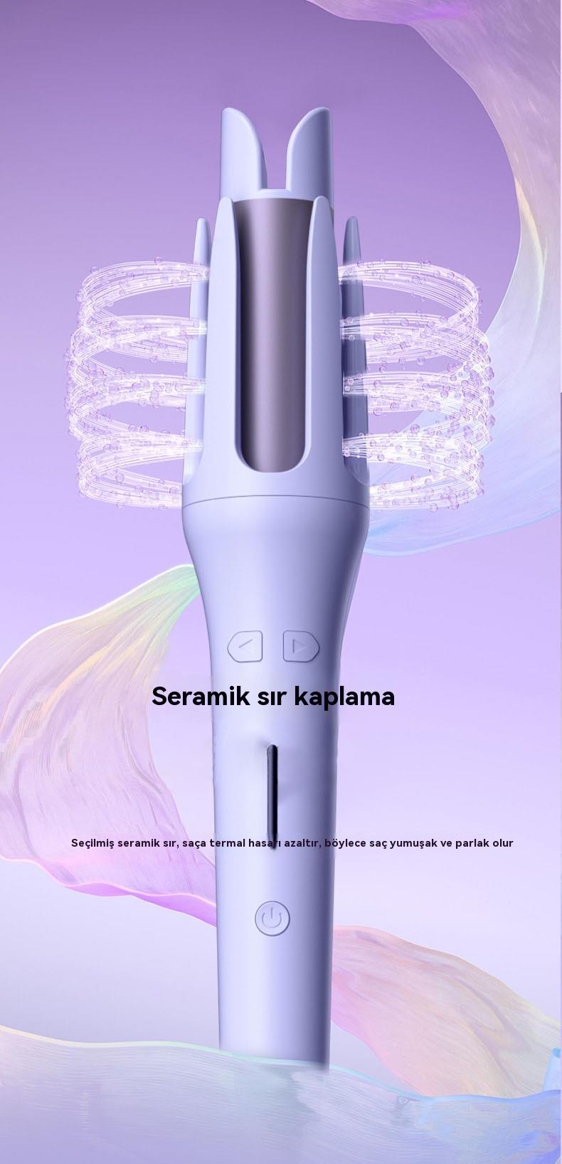 Tcherchi Otomatik Kavrama Bukle Makinesi, Elektrikli Saç Şekillendirme Bukle Makinesi 