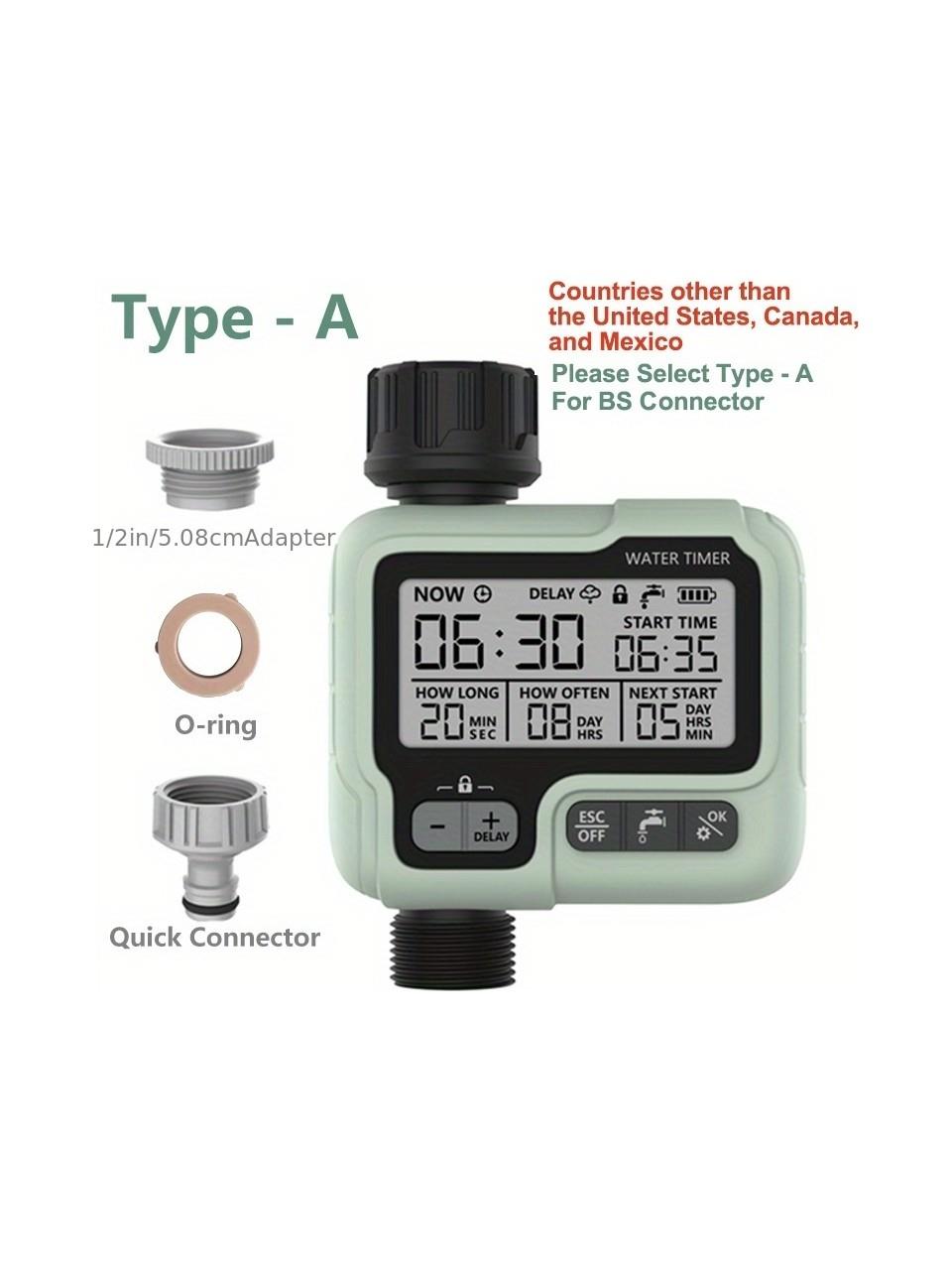 Tcherchi Otomatik Su Saati Bahçe Dijital Sulama Makinesi Akıllı Sulama Saati Dış Mekan Kullanımı