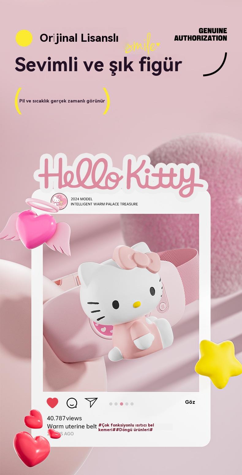 Tcherchi Sanrio Hello Kitty / Kuromi Adet Sancısı Ağrısı Masaj Kemeri