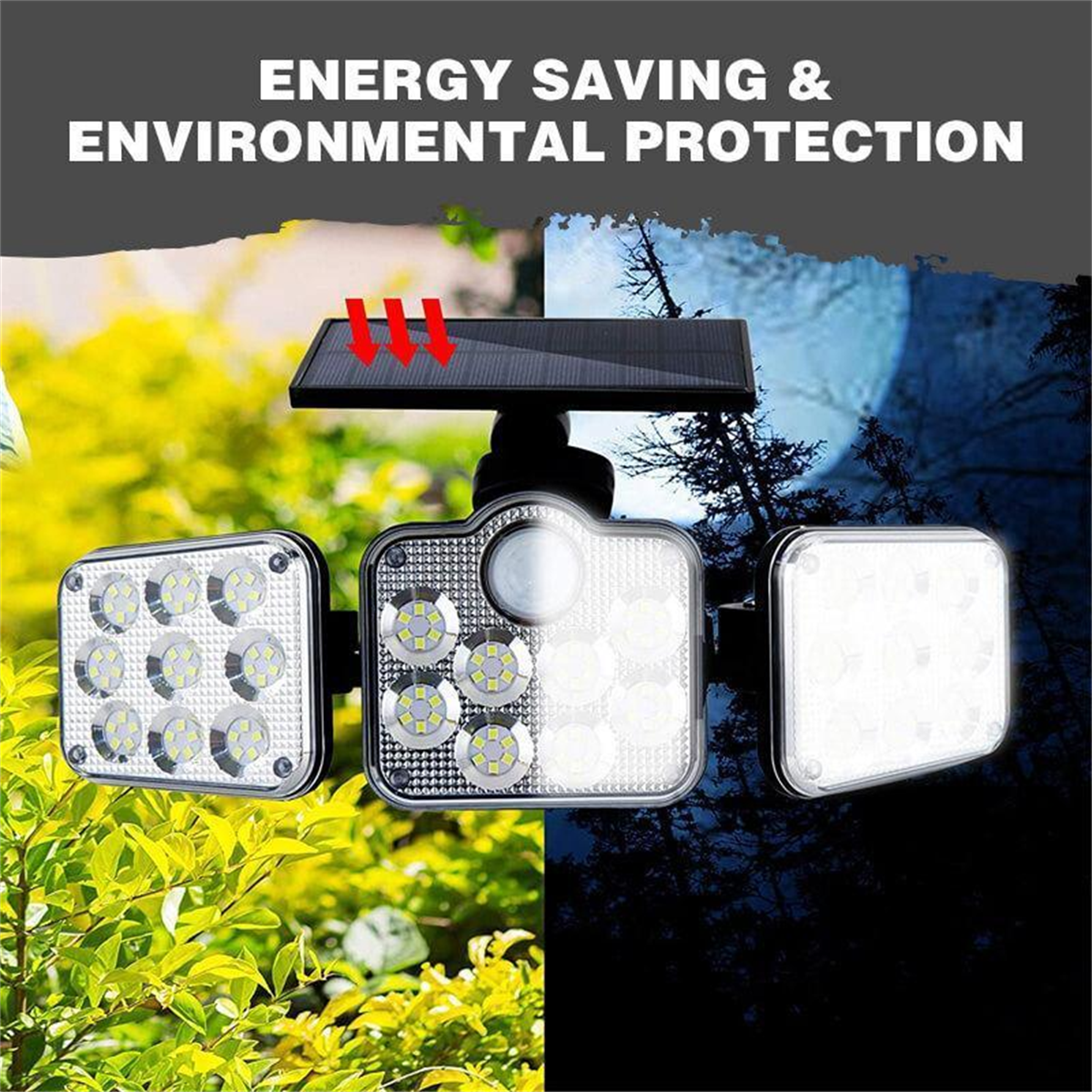 Tcherchi Sensörlü Kumandalı 3 Kademeli 138 Ledli Solar Lamba