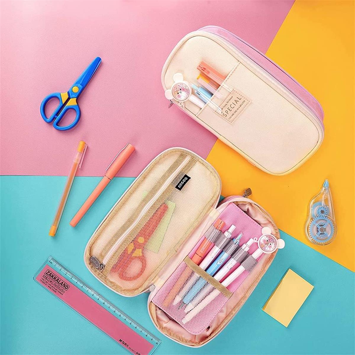 Tcherchi Sevimli Büyük Kapasiteli Çok Katmanlı Kalem Kutusu