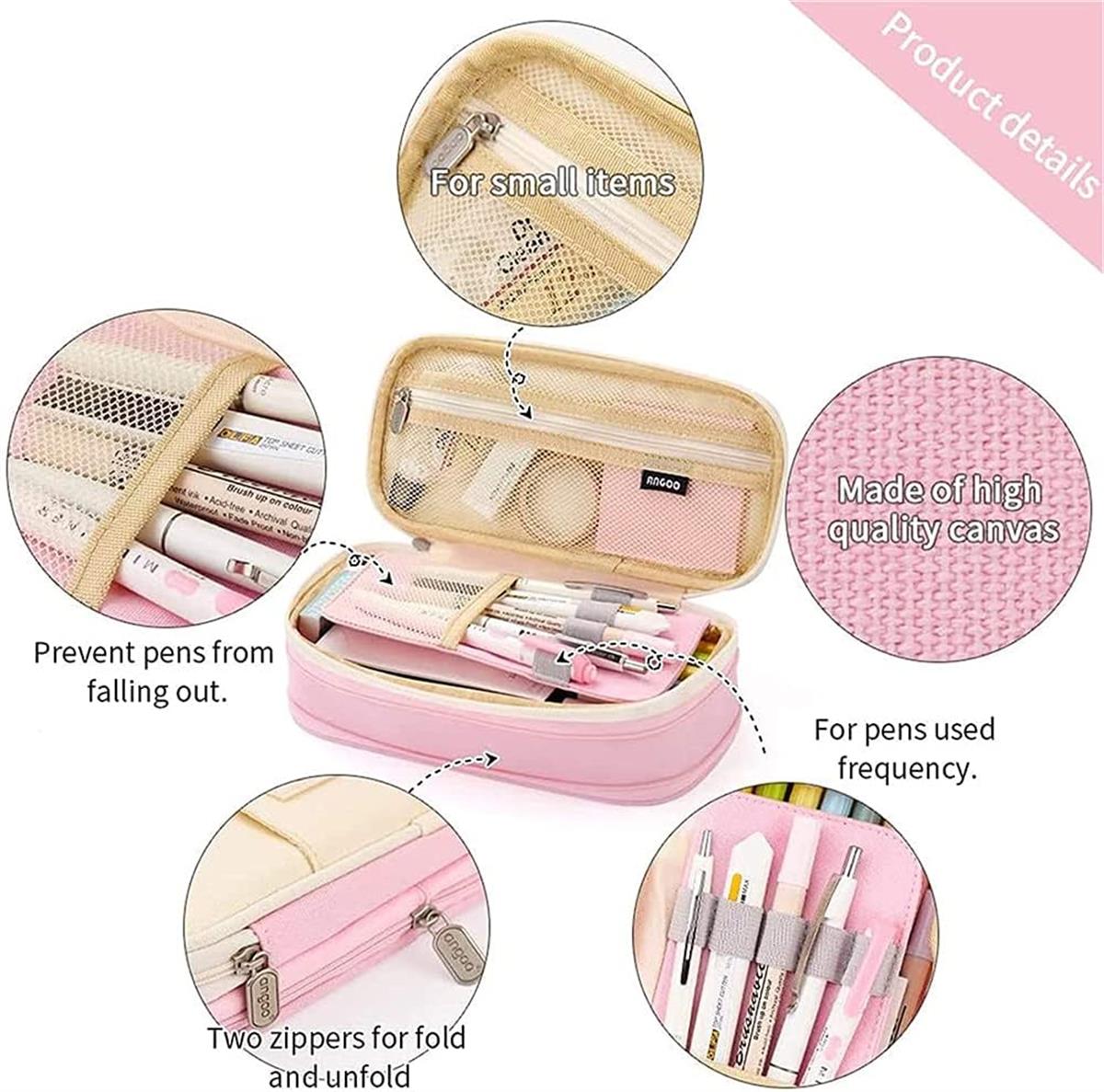 Tcherchi Sevimli Büyük Kapasiteli Çok Katmanlı Kalem Kutusu