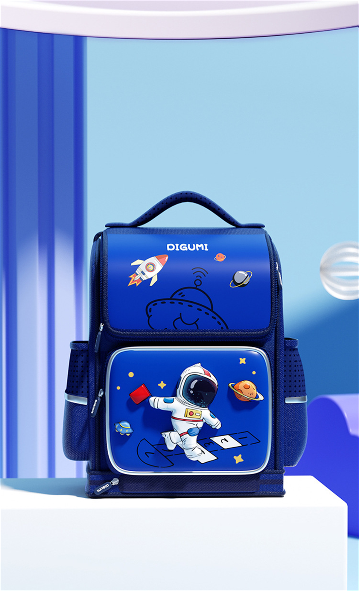 Tcherchi Su Geçirmez Desenli Çocuk Okul Çantası