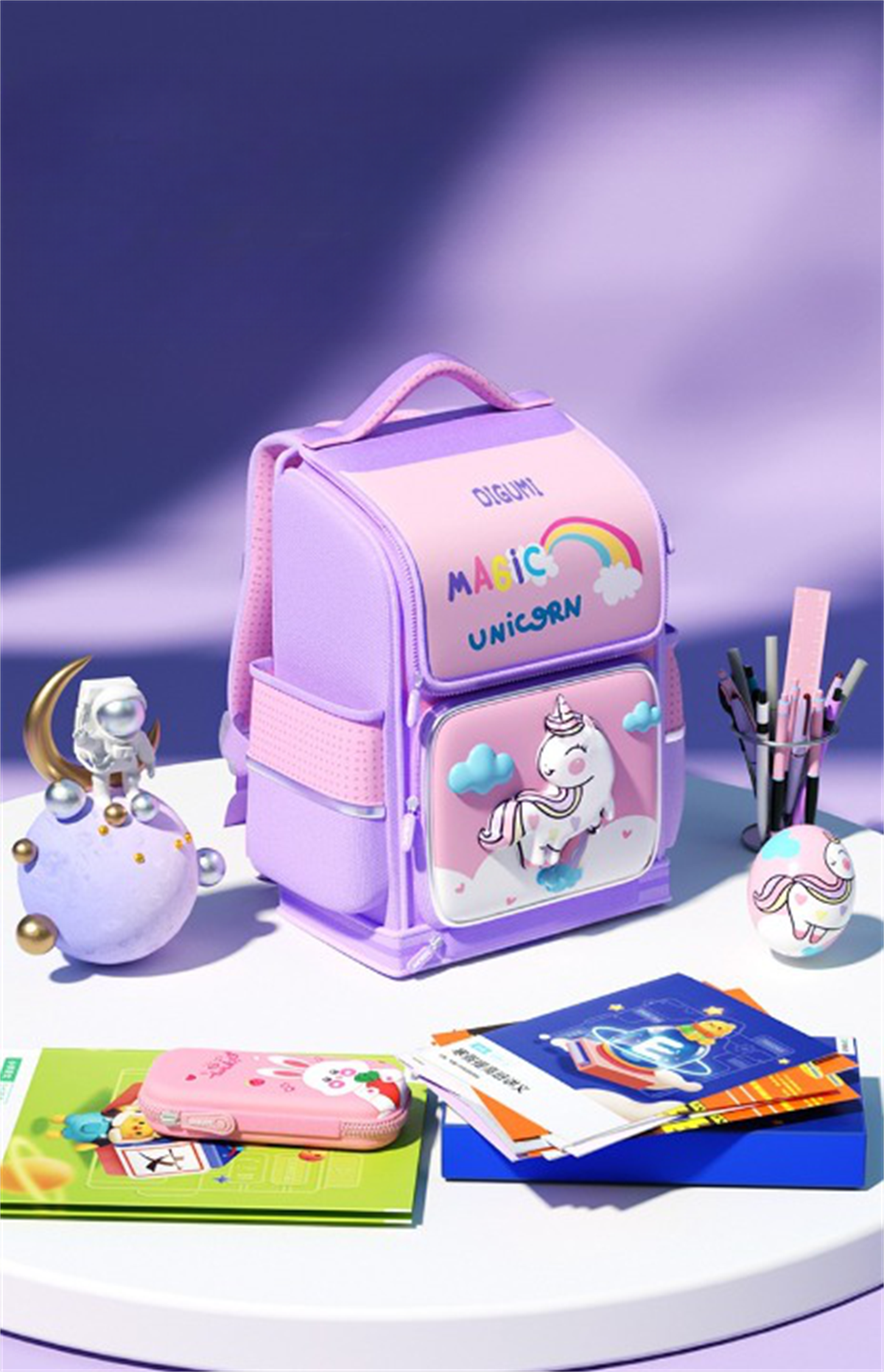 Tcherchi Su Geçirmez Desenli Çocuk Okul Çantası