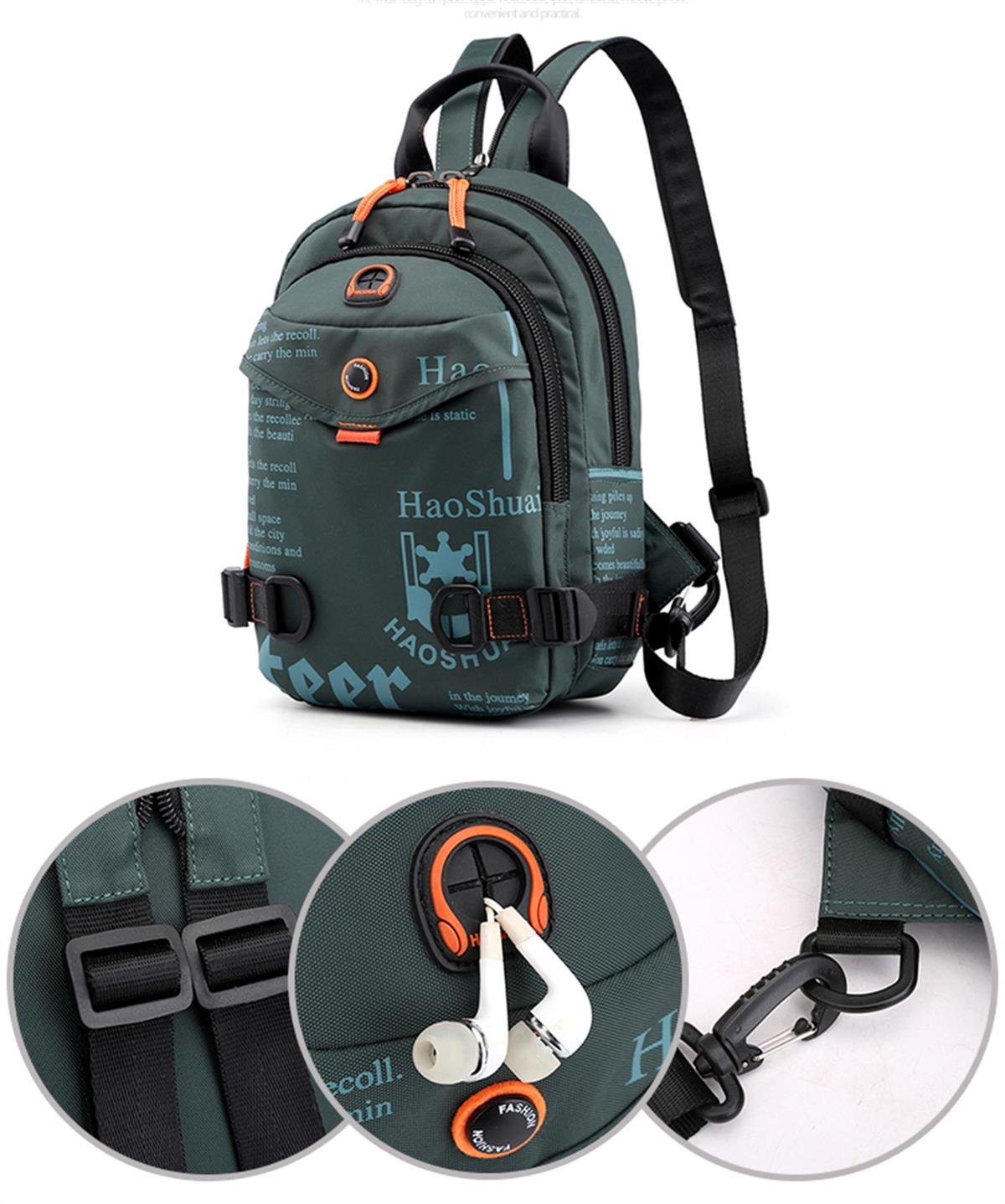 Tcherchi Su Geçirmez Erkek Göğüs Çantası