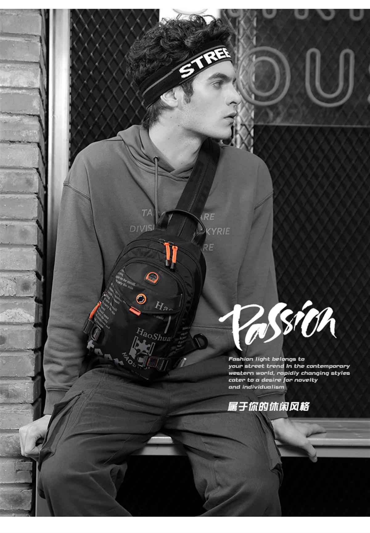 Tcherchi Su Geçirmez Erkek Göğüs Çantası