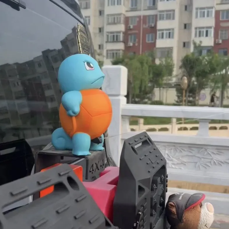 Tcherchi Su Püskürten Pokemon Squirtle Araba Aksesuarı (42cm)