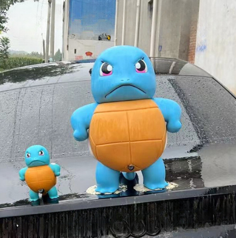 Tcherchi Su Püskürten Pokemon Squirtle Araba Aksesuarı (42cm)