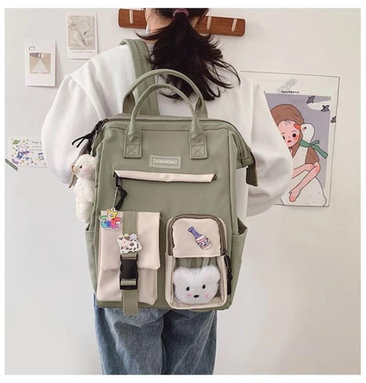 Tcherchi Süs Aksesuarlı Okul Sırt Çantası