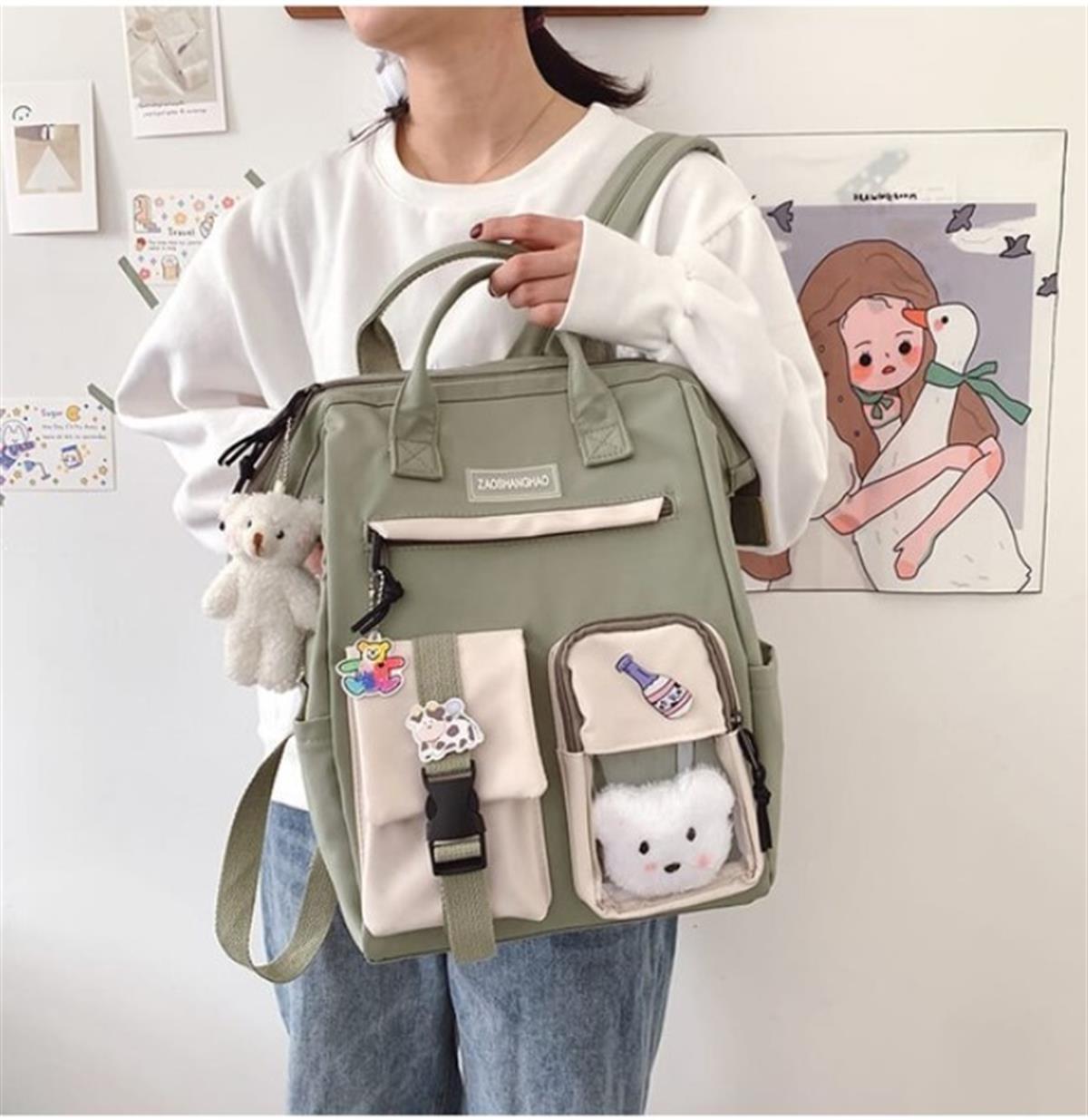 Tcherchi Süs Aksesuarlı Okul Sırt Çantası