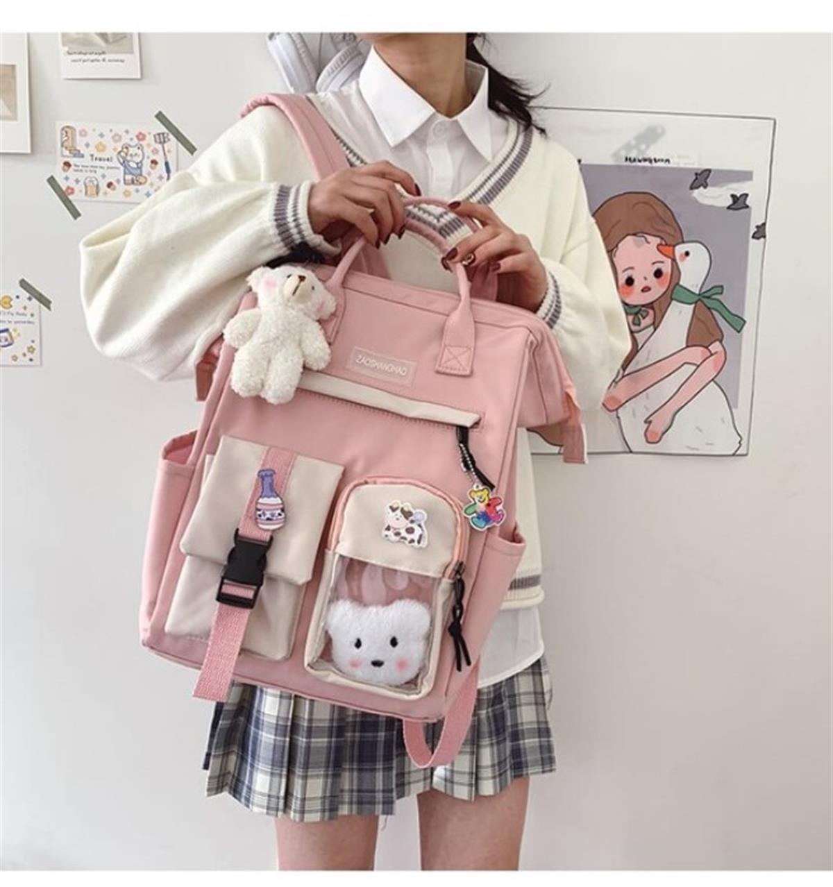 Tcherchi Süs Aksesuarlı Okul Sırt Çantası