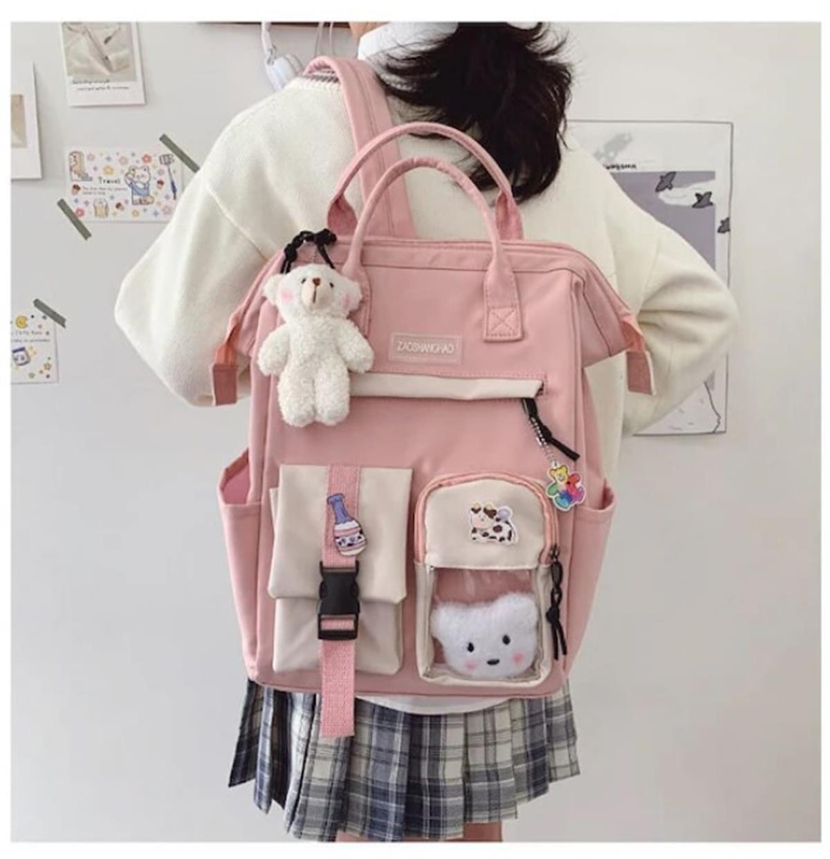 Tcherchi Süs Aksesuarlı Okul Sırt Çantası