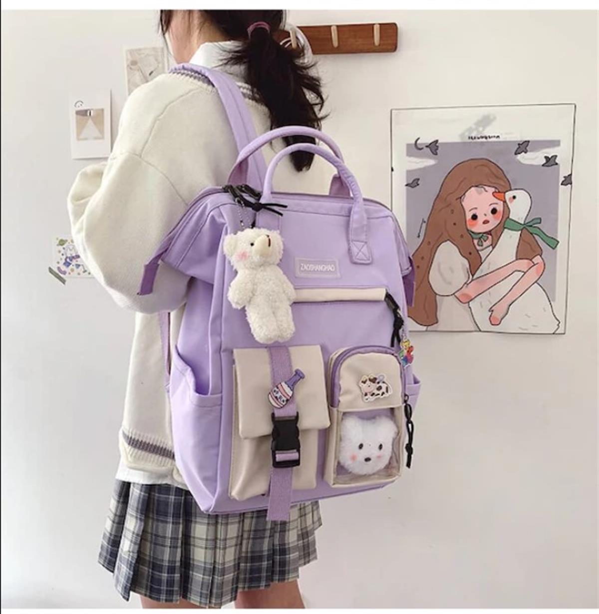 Tcherchi Süs Aksesuarlı Okul Sırt Çantası