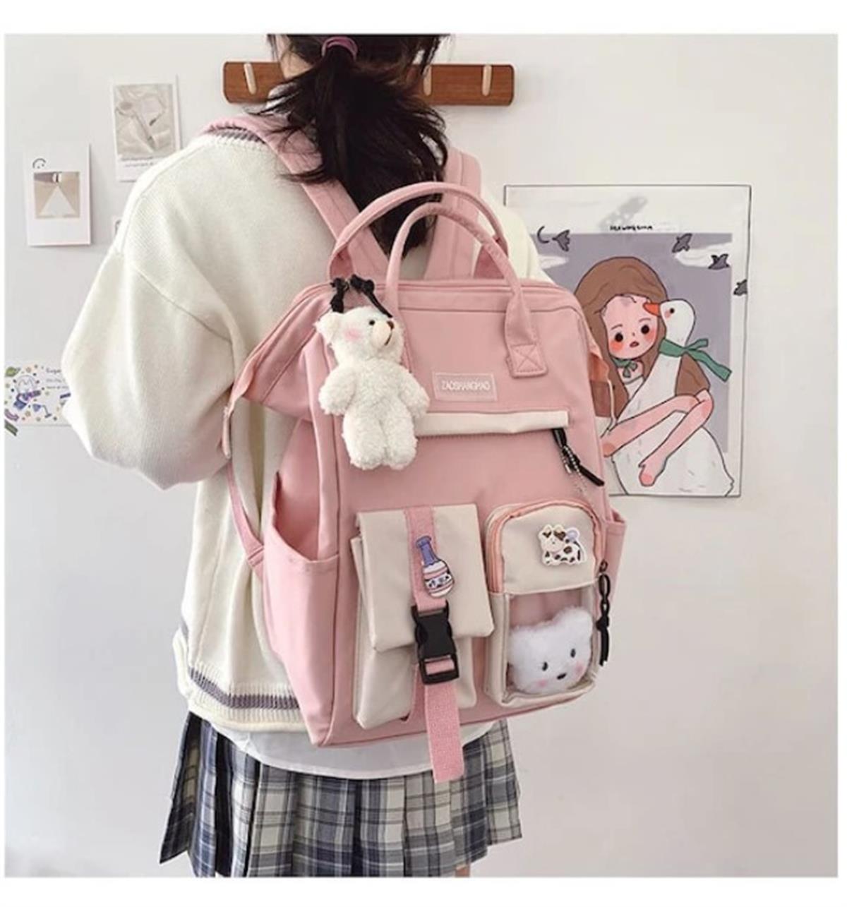 Tcherchi Süs Aksesuarlı Okul Sırt Çantası