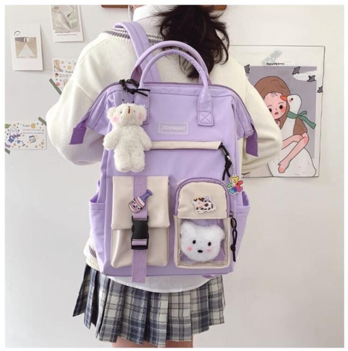 Tcherchi Süs Aksesuarlı Okul Sırt Çantası