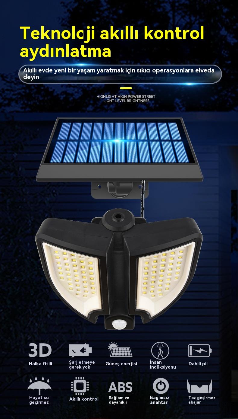 Tcherchi Suya Dayanıklı, İnsan Vücudu İndüksiyon Güneş Enerjisi Bahçe Lamba Aydınlatması