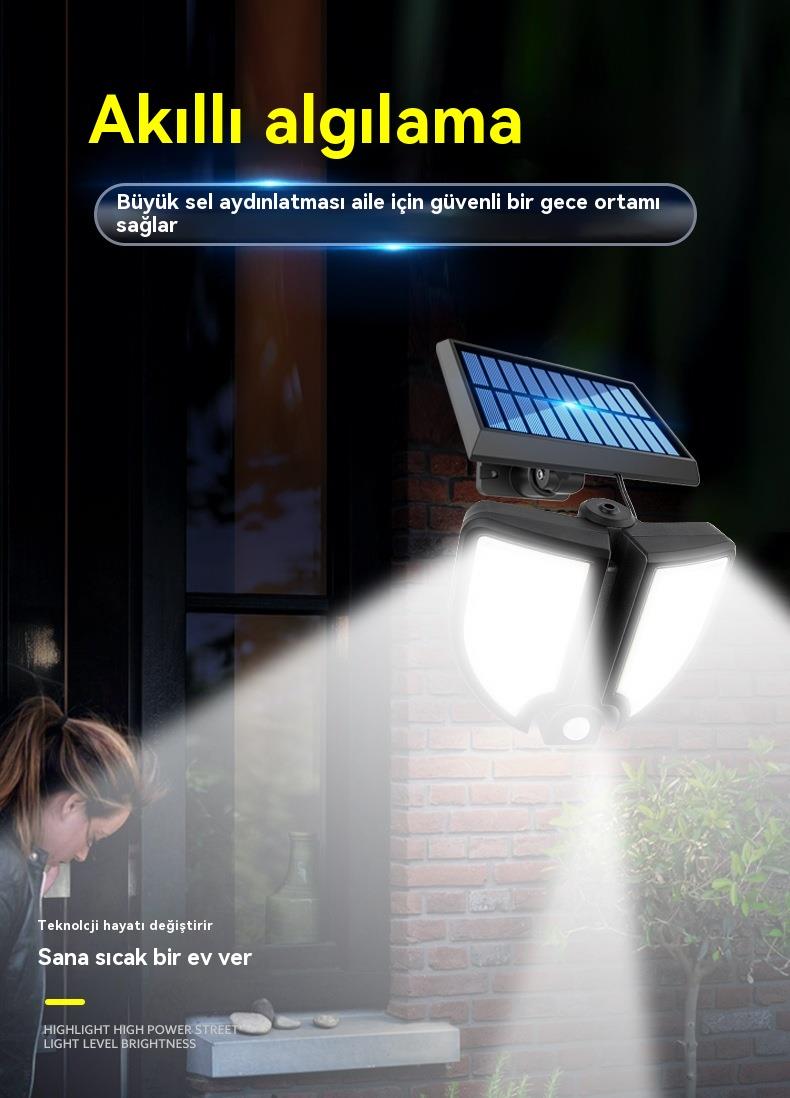 Tcherchi Suya Dayanıklı, İnsan Vücudu İndüksiyon Güneş Enerjisi Bahçe Lamba Aydınlatması