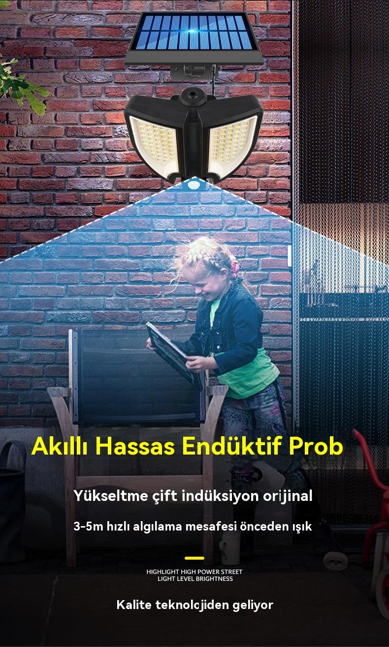 Tcherchi Suya Dayanıklı, İnsan Vücudu İndüksiyon Güneş Enerjisi Bahçe Lamba Aydınlatması