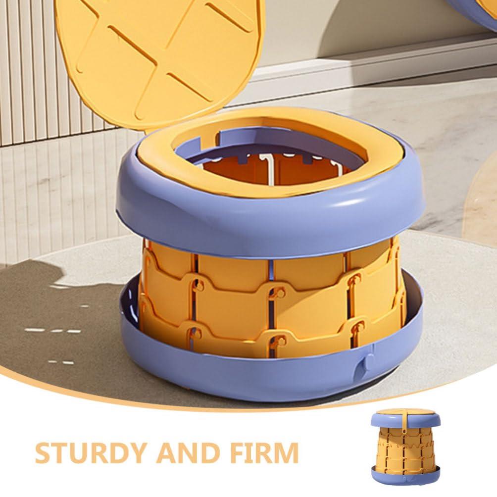 Tcherchi Taşınabilir Katlanabilir Tuvalet Lazımlık, Seyahat için Ayarlanabilir Yükseklik Bebek Tuvaleti