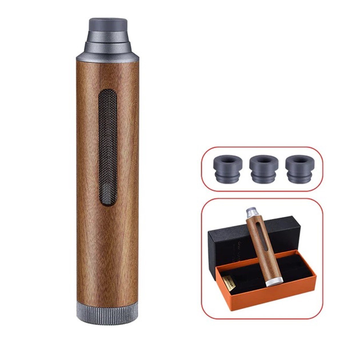 Tcherchi Taşınabilir Mini Ahşap Sigara Küllüğü