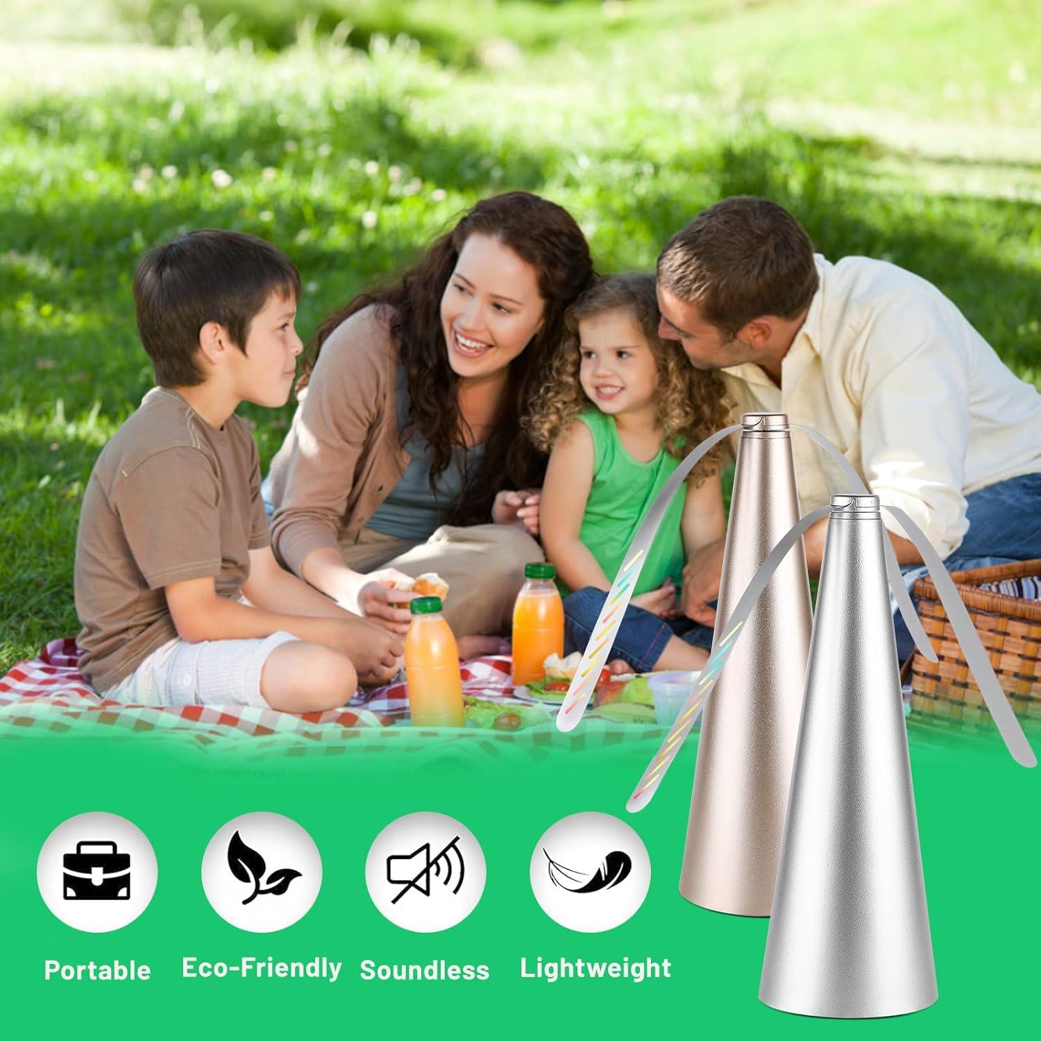 Tcherchi Taşınabilir Sinek Savar Fan, Sivrisinek Kovucu Açık Kapalı Mekan Uçan Böcek Koruması