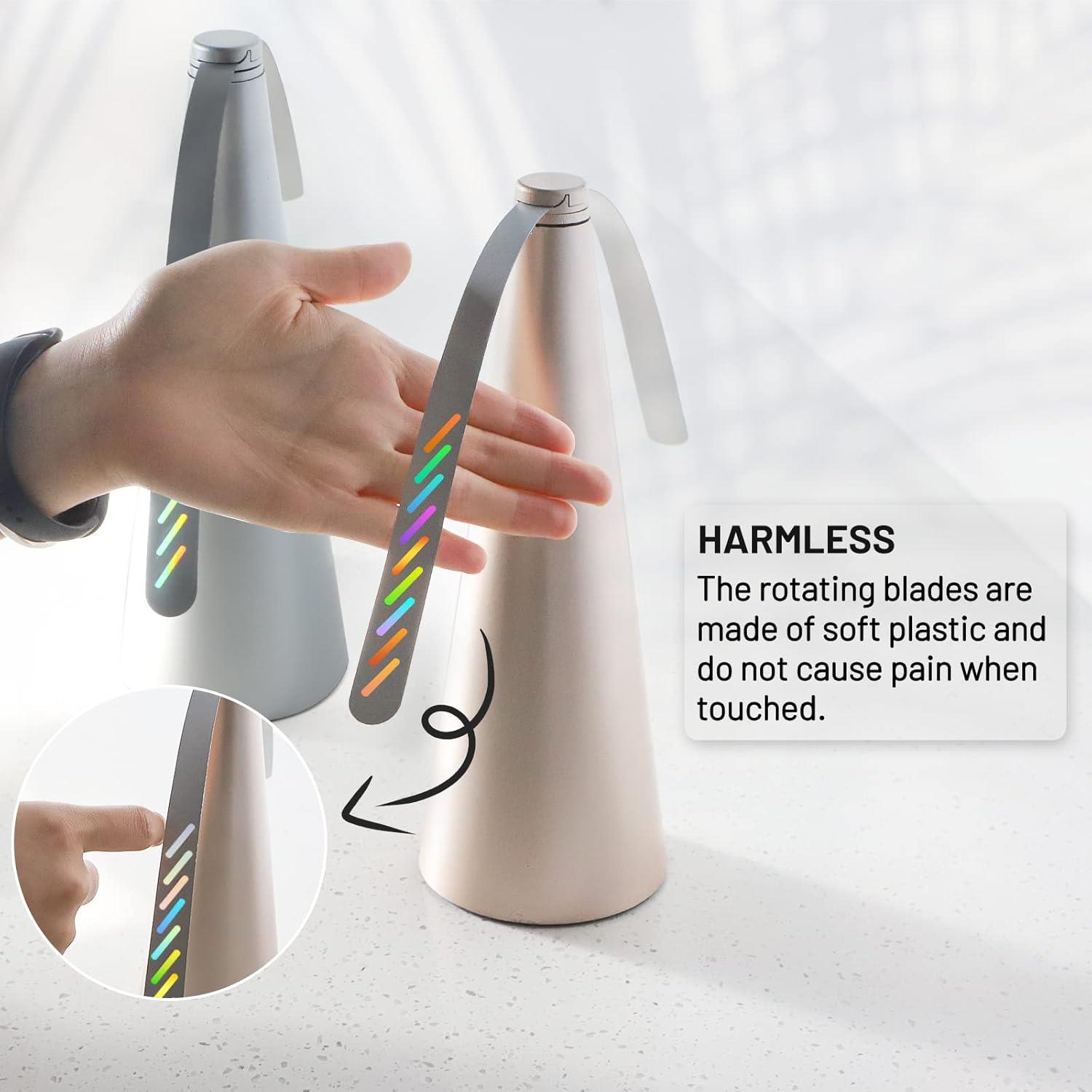 Tcherchi Taşınabilir Sinek Savar Fan, Sivrisinek Kovucu Açık Kapalı Mekan Uçan Böcek Koruması