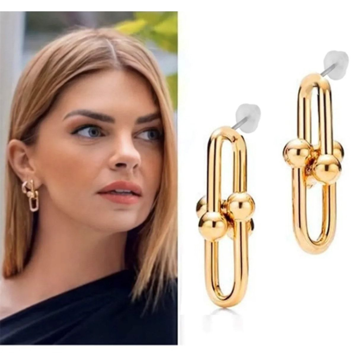 Tcherchi Tiffany Gold Küpe