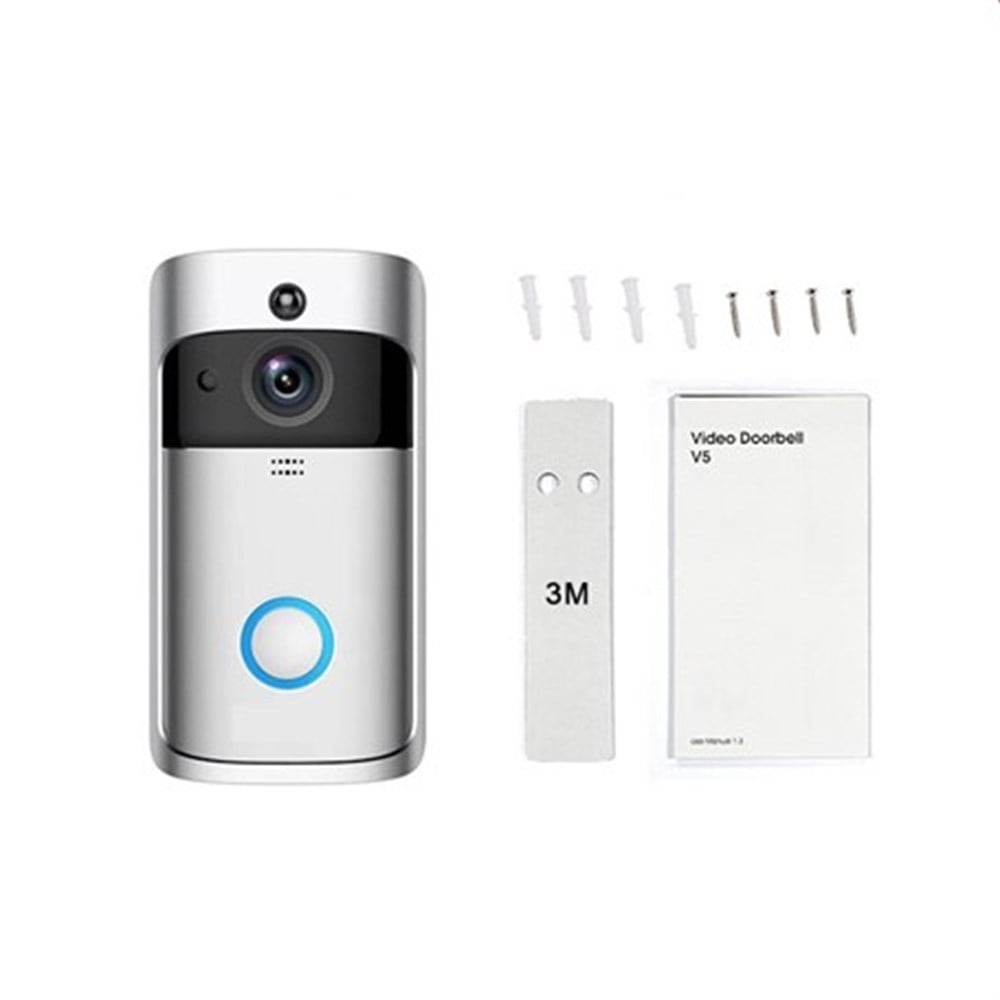 Tcherchi V5 Wifi 720p Kameralı Gece Görüşlü Kablosuz Kapı Zili