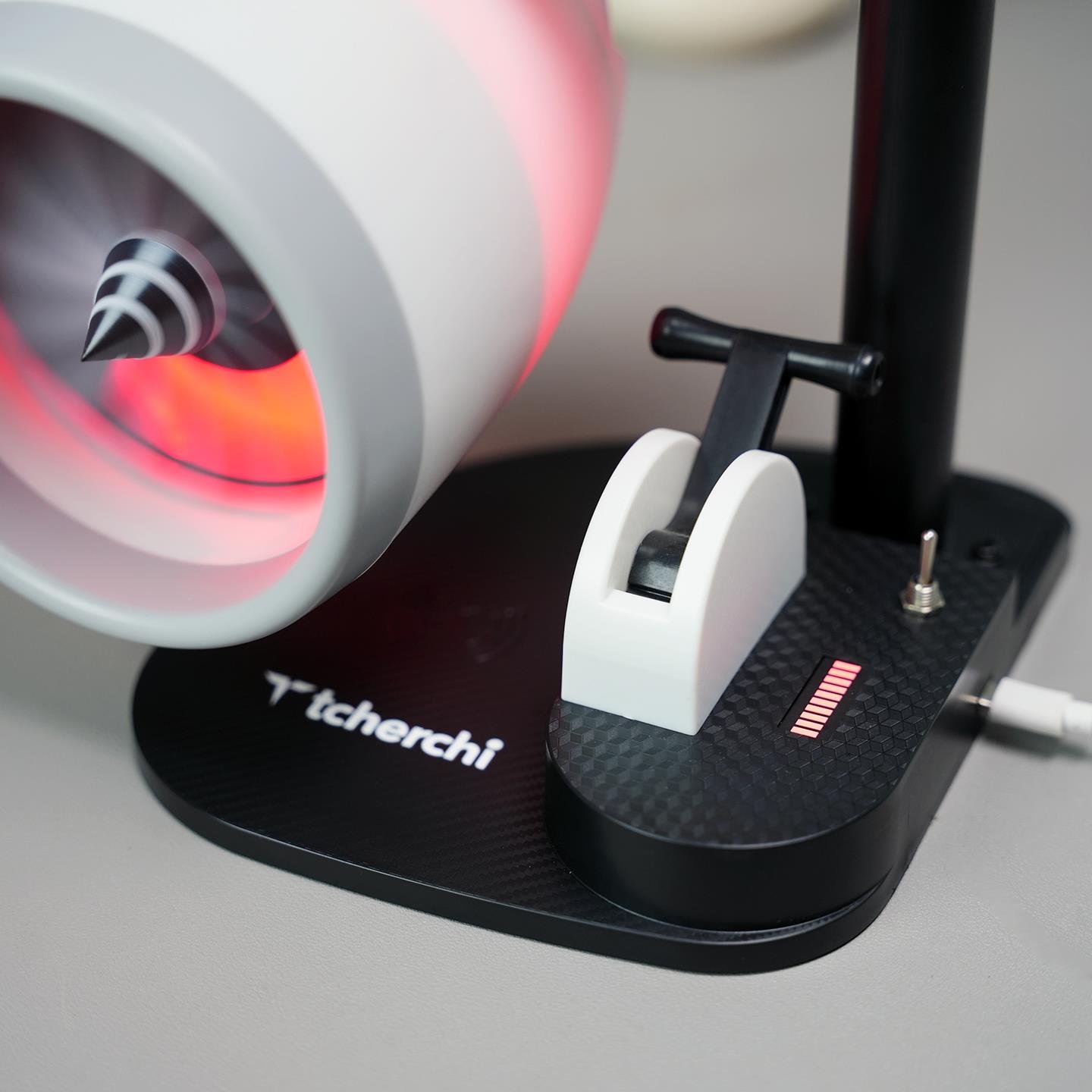 Tcherchi Yeni Masaüstü JetFan – Kablosuz Şarj, Serinletici Fan ve Nemlendirici Bir Arada