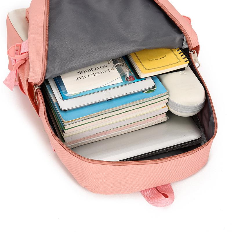 Tcherci Büyük Hacimli 5 Parçalı Okul Çantası Seti