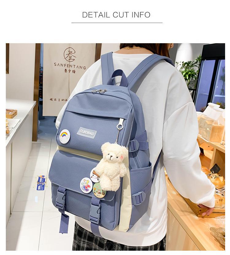 Tcherci Büyük Hacimli 5 Parçalı Okul Çantası Seti