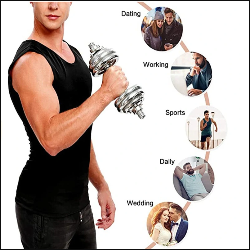 TENGOO Erkek Sauna Şekillendirici Yelek Thermo Sweat Shapewear Karın Kontrolü Zayıflama Tank Üstü Spor Fitness Egzersiz Fermuar Korse Gömlek Yağ Yakma için 