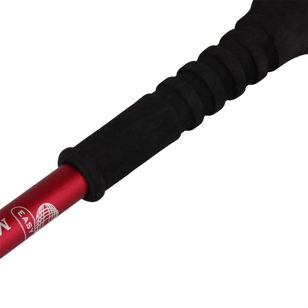 Trekking Yürüyüş için 3 Bölmeli Teleskopik Alüminyum Direk Çubukları Alpenstock