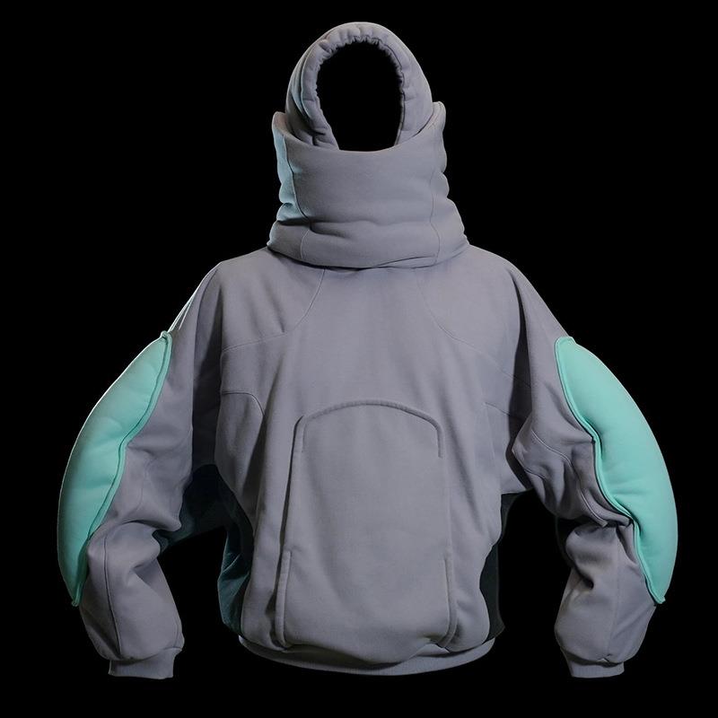 Trend Sonbahar-Kış Amerikan Tarzı Geniş Kesim Kapüşonlu Sweatshirt