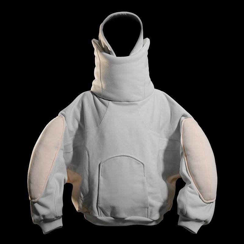 Trend Sonbahar-Kış Amerikan Tarzı Geniş Kesim Kapüşonlu Sweatshirt