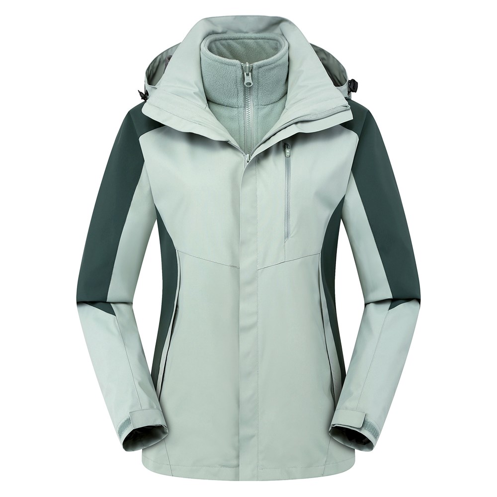 Unisex 3 Katmanlı İç Polar Ceket Outdoor Suya Dayanıklı Spor Sıcak Ceket + Kazak XL