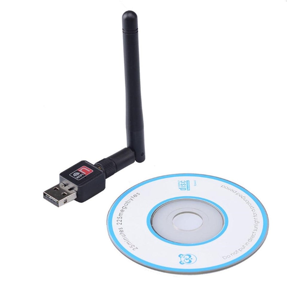Wifi alıcı kablosuz kart 300M kablosuz kart bilgisayar USB kablosuz kart konektörü siyah
